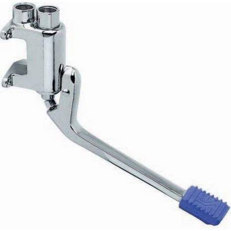 RUBINETTO A PEDALE ESTERNO 1 VIA PER PARETE S/FLEX. S/RUB. 1/2
