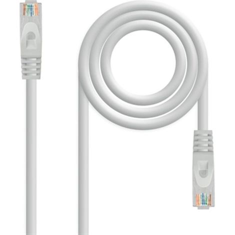 Rj45 Cat6a Utp Cu Lszh 0,25m gris Nanocable 10.20.1800-l25