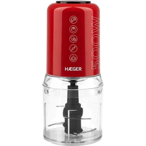 Küchenroboter Haeger ch-50w.009a 500W Kapazität 0,5L (1/3)