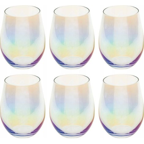 Secret-de-gourmet Gobelets modernes transparents 54 cl set 6