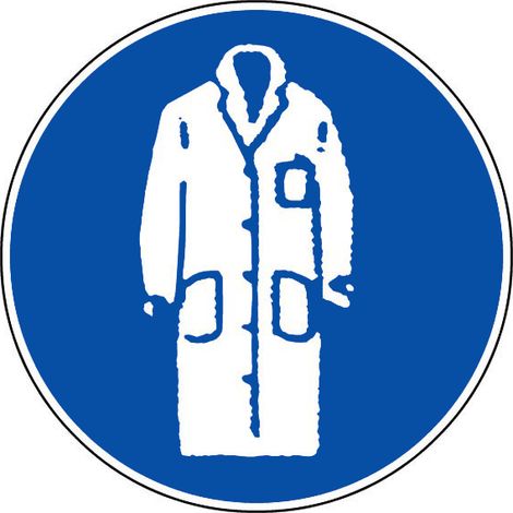 Panneau Port de blouse en coton obligatoire - Rigide Ø80mm - 4021157