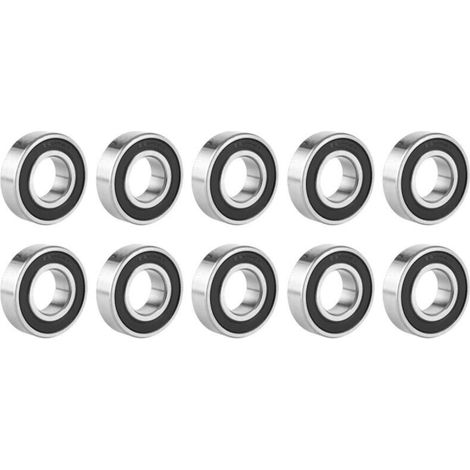 10Pcs 6205-2RS High Speed Double Sealed Deep Groove Ball Bearing (1/5)