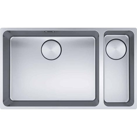 Cuve Mythos Inox MYX 160-50-16 - 725 x 440 x 200 mm - sous-meuble 80 cm - vidage automatique - Franke (1/6)