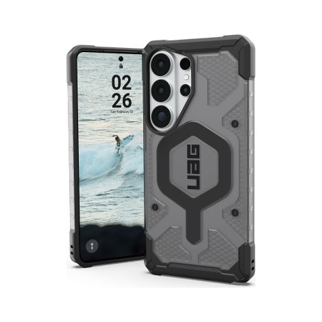 UAG Pathfinder Clear Magnet - custodia con modulo magnetico integrato per Samsung Galaxy S26 Ultra (cenere/nero) (1/4)