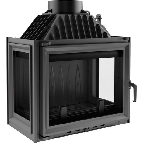 Insert cheminée d'angle Trivision 10 kw (1/3)