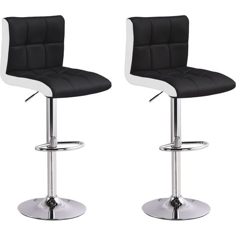 Lot de 2 tabourets de bar Magic Noir (1/2)