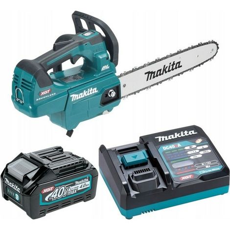 Makita - Motosierra a batería de 40V, 35 cm, con 1 batería Li-ion XGT de 4,0 Ah y cargador UC004GM102 (1/5)
