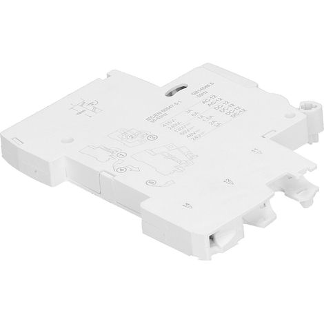Les contacts auxiliaires du disjoncteur 1NO+1NC sont applicables à IC65 AC240V AC415V/DC130V/DC60V/DC48V/DC24V.