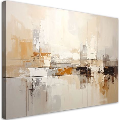 Tableau Moderne, Abstraction moderne beige,30x20 (1/4)