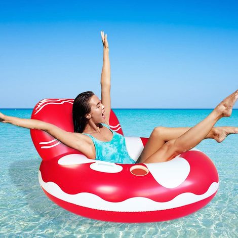 JSSEVN-Floats de Piscine gonflables pour Adultes - Accessoires de Piscine - Flottant - Plage - Air - Canapé Gonflable - Chaises de Salon (1/5)