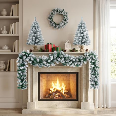 vidaXL Mini Árbol de Navidad 45 cm PVC Blanco (1/5)