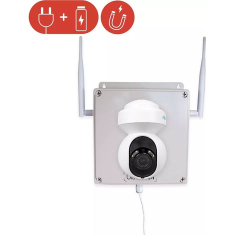 Contrôleur 4G (aimanté avec batterie) + Caméra 4K / Suivi intelligent / Zoom 3X / Vision nocturne + Carte SD (UltraCAM) (1/5)