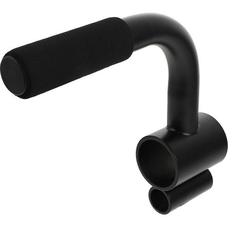 Barre de soulevé de terre avec poignée rigide pour le tirage dorsal, 1 pièce, noire - Multifonctionnelle et pratique (1/5)