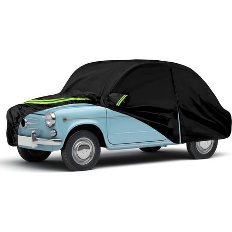 Vollgarage für Fiat 600 (1955-1969) - Wasserdicht, Atmungsaktiv, Schwarz (1/5)