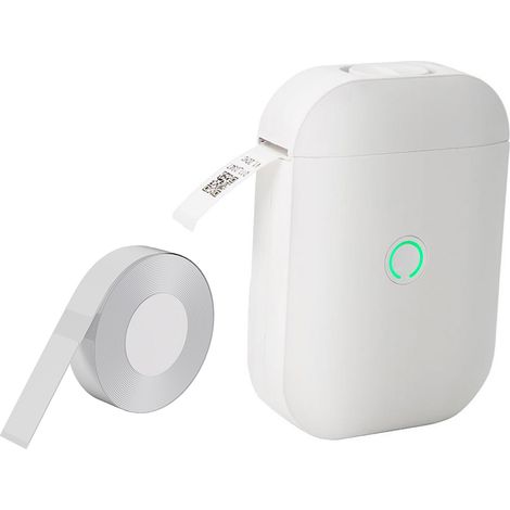 Imprimante d'étiquettes de poche D11, connexion BT sans fil, impression thermique 203 DPI, largeur 15 mm, compatible Android‑iOS, pour étiquettes DIY, autocollants, organisation bureau et maison (1/5)