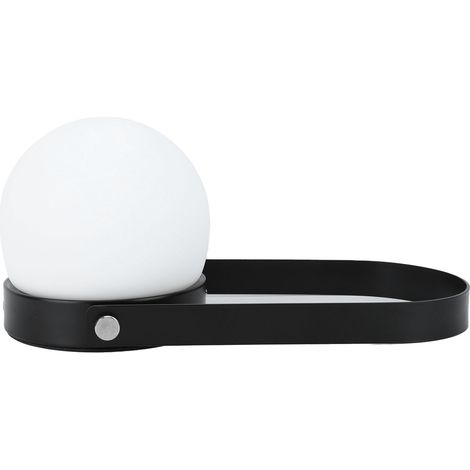 Lanterne LED portable, 3 températures de couleur, intensité variable, lampe de table rechargeable pour chambre, intérieur et extérieur, noir (1/5)