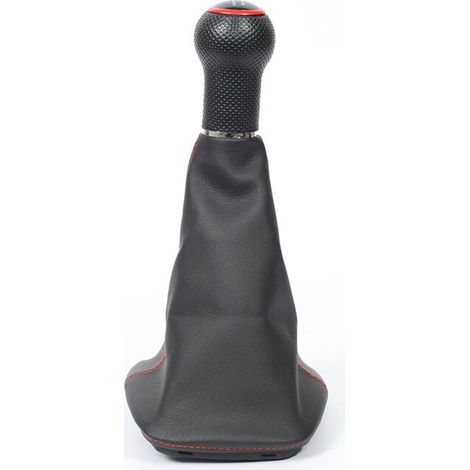 Passend für den Schaltknauf des Volkswagen Golf 4, rote Staubschutzhülle, Schalthebel, Schaltknauf, Bekleidungszubehör, rot, 12 mm Durchmesser (1/4)