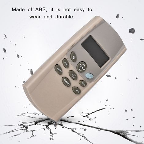 Télécommande universelle compatible climatiseur Walton Carrier, haute qualité et durable (1/5)