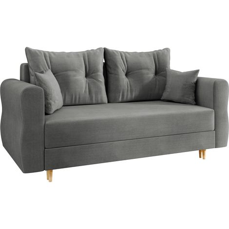 Sofá cama Veldala 100, Manila 16, Almacenaje, 0, 85x167x77cm
