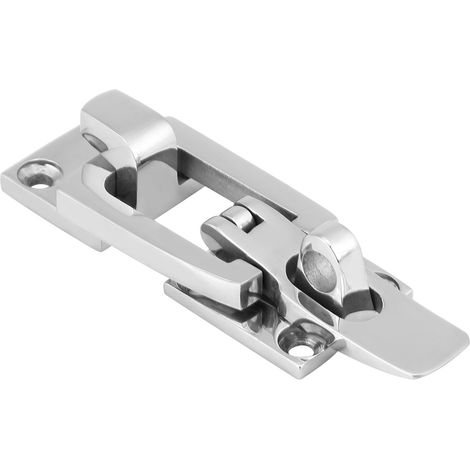 Verrou de trappe bateau marin en inox 70mm, loqueteau anti-vibration pour coffre, fixation robuste, attache de cale nautique (1/5)