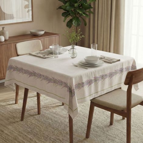 Mantel Palonoga, Lavable a 30°, Cuadrado, 150x150 cm Multicolor (1/3)