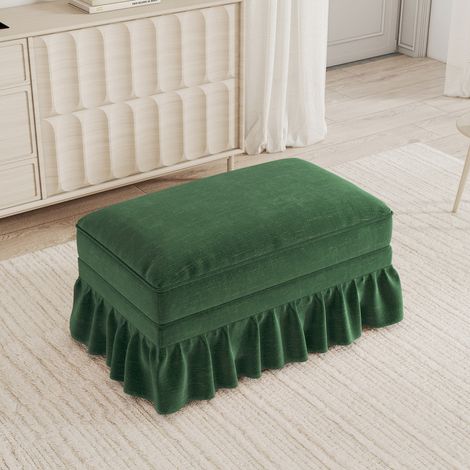 Divano in chenille verde con doppio design OKMYHOME (1/5)
