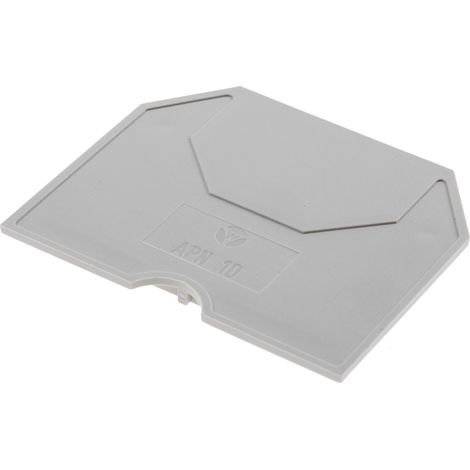 Plaque d'extrémité RS PRO pour Bloc de jonction ( Prix pour Paquet de 5 ) (1/2)