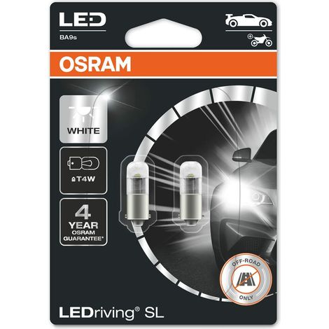 2 bombillas led osram 3893dwp-02b-ba9s 12v 1w (1/2)