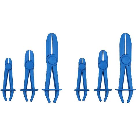 Pince à sertir pour tuyaux (lot de 6), idéale pour les durites flexibles, les conduites de gaz, les radiateurs, les freins et les tuyaux de liquide de refroidissement. (1/5)
