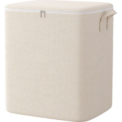 Robuste, stapelbare Aufbewahrungsboxen mit Deckel, verstärkten Griffen, extra großen Kleidersäcken und Doppelreißverschluss – ideal für platzsparendes Reisen (1/5)