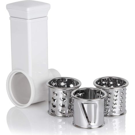 SWAN SP33010N003 Recharge pour Coupe-Légumes pour Pétrin SP33010, Accessoires en Acier Inoxydable Blanc