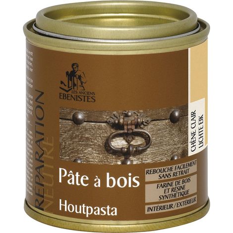 PATE A BOIS 140GR CHENE CLAIR - Les anciens ébénistes