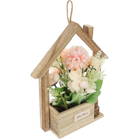 Pot de fleurs suspendu artificiel compatible avec la décoration intérieure, support décoratif pour pot de fleurs (1/5)