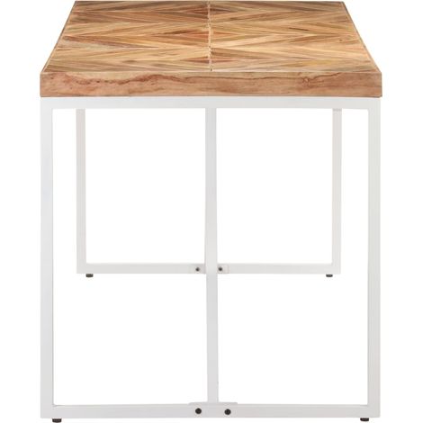 Maison Exclusive - Table à manger 140x70x76 cm Bois massif d'acacia et de manguier