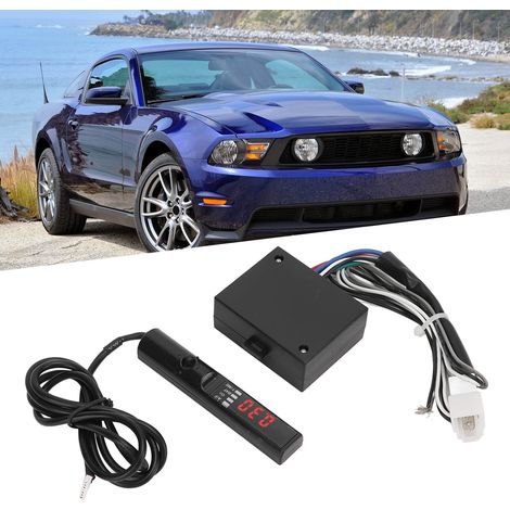 Kit de commande de minuterie turbo automatique 12 V avec affichage numérique LED, voyant rouge universel pour automobile (1/5)