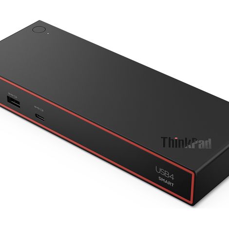 Lenovo ThinkPad USB4 Smart Dock 5500 with 135W Adapter Cablato Nero (1/5)