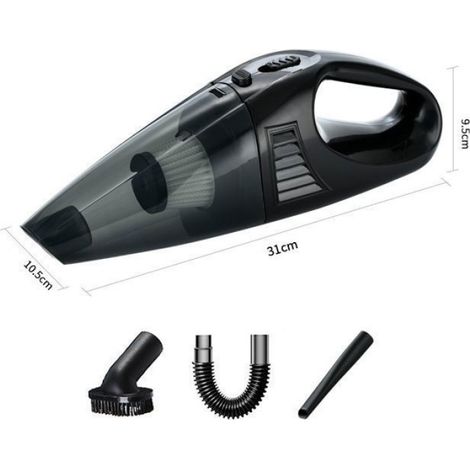 Aspirateur à Main Sans Fil Rechargeable Aspirateur Voiture Puissant avec Plusieurs Embouts (1/5)
