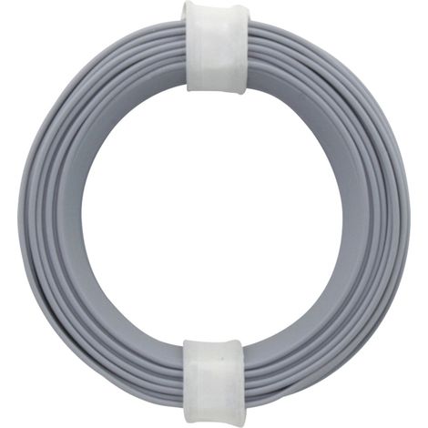 Donau Elektronik 105-9 Schaltdraht 1 x 0.20 mm² Grau 10 m