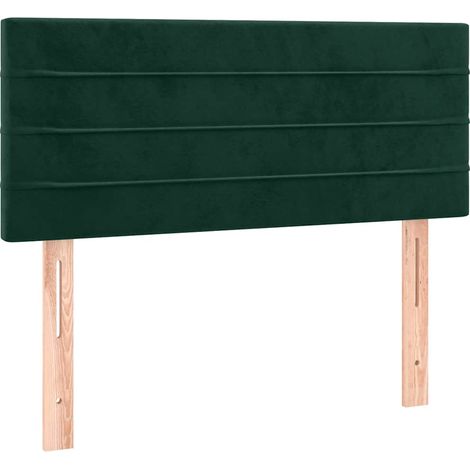 Tête de lit Vert foncé 90x5x78/88 cm Velours (1/5)