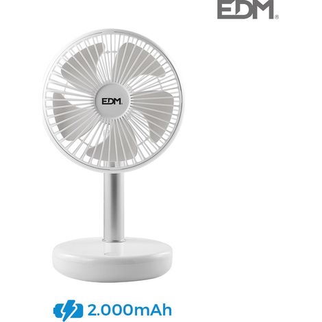 USB Tischventilator leise Mini Ventilator für Schreibtisch mit regelbaren Geschwindigkeitsstufen für Home Office, Schlafzimmer & Tisch PC