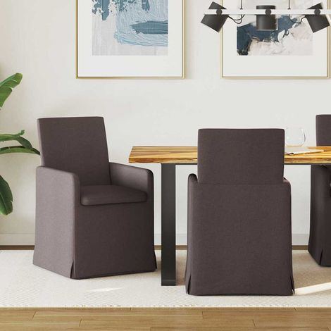 Chaises de salle à manger 2 pcs Marron foncé 57 x 67 x 95 cm vidaXL (1/5)