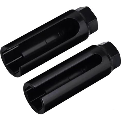 Oxygen Sensor Socket, Douille Pour Capteur D'Oxygèn, Acier, avec Large Découpe Latérale, Universelle, 22 Mm (Noir) (1/5)