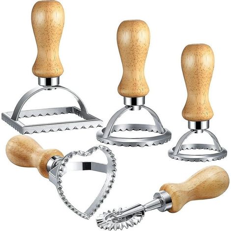 Ravioli Stamp Set - 5 Pieces, Ravioli Cutter Maker (1/4)