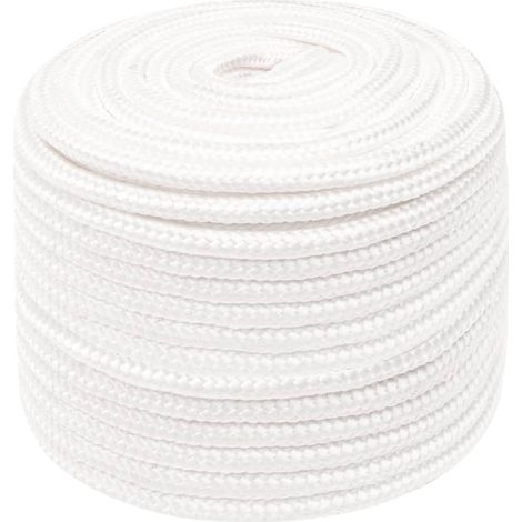Corde de bateau, Corde de Chanvre, pour la Décoration, le Bricolage, le Jardinage Blanc complet 14 mm 100 m Polypropylène OIB3538E (1/4)