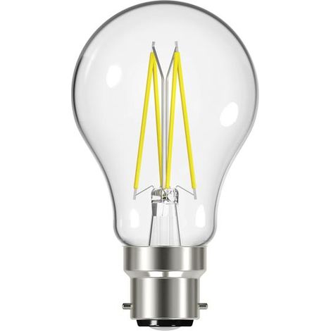 LED BC (B22) GLS Filament Non-Dimmable Bulb, Warm White 470 lm 4.3W ENGS12862