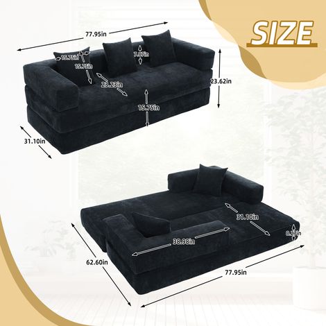 Canapé modulaire en tissu Chenille – très confortable. Créez votre propre espace de bien-être. (1/5)
