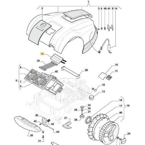 SCHEDA HUB ORIGINALE STIGA - 112600360/0