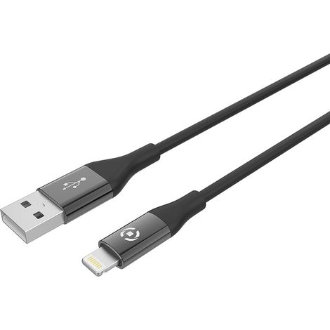 12W USB-A TO LIGHTNING CABLE 1M BK (1/5)