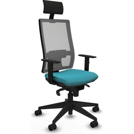 Piqueras y Crespo Horna Chaise de bureau turquoise ergonomique (1/3)