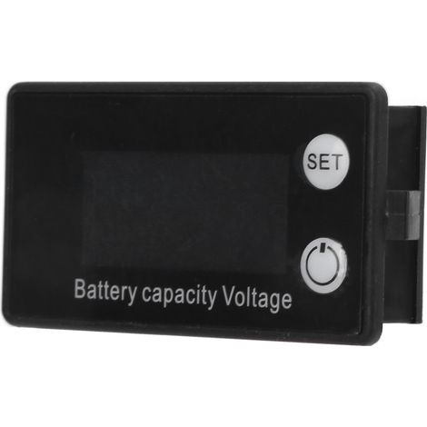 Voltmètre CC portable avec écran couleur LCD, testeur de capacité de batterie pour véhicules électriques (8-100 V CC). (1/5)